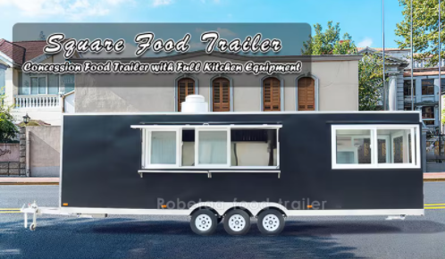 RESTAURANT STALL  RS001 Robetaa the New Custom Food Stall Fast Food Truck Pizza Truck Ice Cream Mobile Kiosk Coffee Trailer Taco Concession Food Trailer